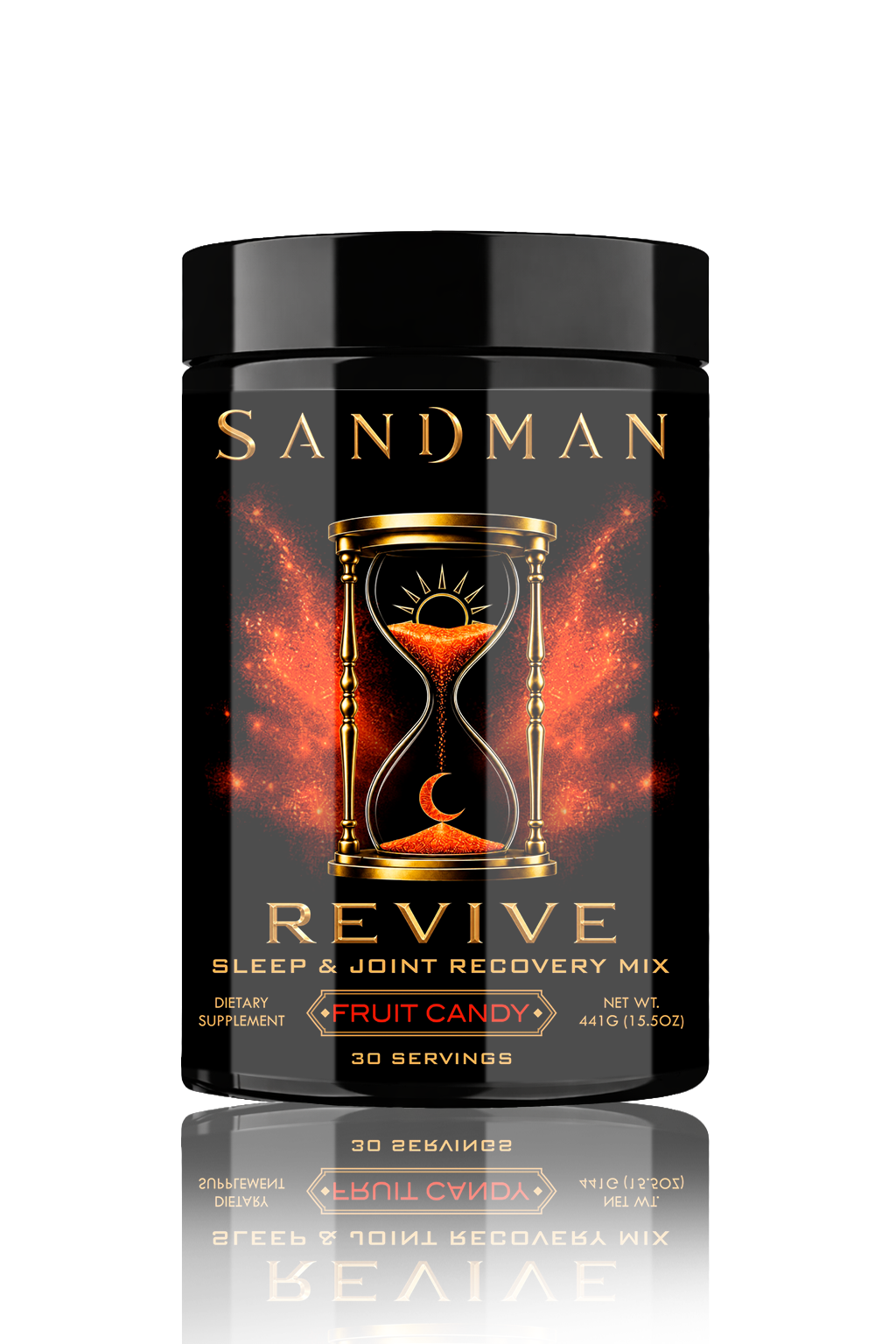 Sandman Revive Fruit Candy sleep and joint recovery supplement tub